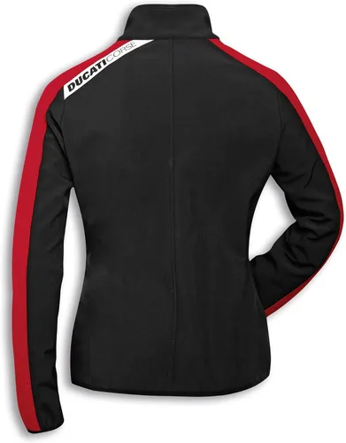 Vista 2 de Ducati Corse Thrill - Chaqueta impermeable con cremallera completa para mujer