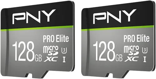 Vista 9 de PNY Tarjeta de memoria flash microSDXC PRO Elite Class 10 U3 V30 de 128 GB - 100 MB/s, clase 10, U3, V30, A2, 4K UHD, Full HD, UHS-I, Micro SD