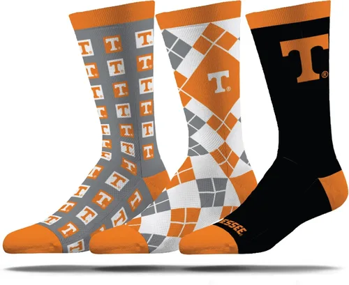 Vista 10 de Strideline Calcetines de vestir NCAA para hombre - The Executive paquete de 3 - Talla única para la mayoría Blue and Orange