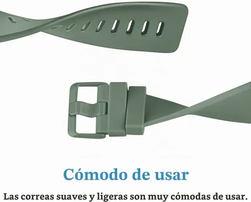 Vista 6 de PAQUETE DE 3 Bandas de Silicona Suave Compatibles con Fitbit Versa Bandas Deportivas Ajustables para Mujeres y Hombres Tallas Pequeña y Grande