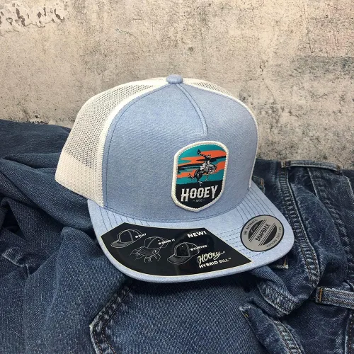 Vista 6 de HOOEY Cheyenne - Gorra de malla ajustable con cierre de cremallera