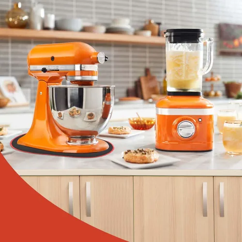 Vista 7 de Paquete de 2 alfombrillas deslizantes para batidora, 14.6 x 9.8 pulgadas Compatible con batidora de pie Kitchenaid 5-8QT, AirFryer, otros