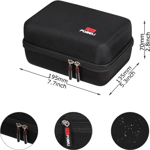 Vista 5 de FBLFOBELI Estuche rígido para BESTEK Adaptador de viaje universal de 220 V a 110 V convertidor de voltaje (convertidor de voltaje de 2000 W)