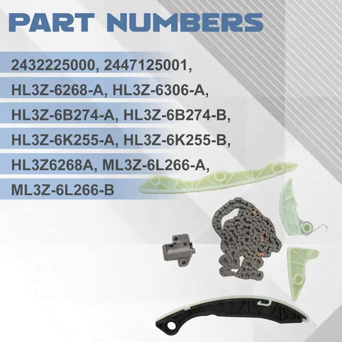Vista 3 de Kit de cadena de distribución HL3Z-6268-A HL3Z-6306-A para Koup Coupe 10-13 DOHC THETA 2009-15 iX35 2009-17 Optima