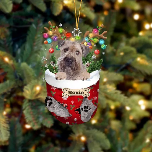 Vista 6 de LOVELYPOD Adorno Personalizado de Perro Affenpinscher, Adornos de Navidad Affenpinscher Regalo para Amante de Perros, Adorno de Navidad Colgante