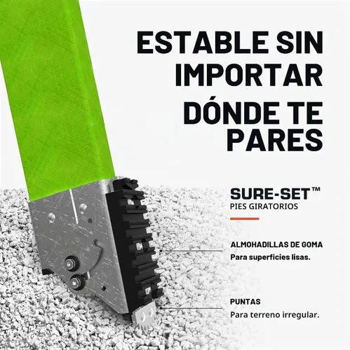 Vista 4 de Little Giant HyperLite 24', escalera de extensión, fibra de vidrio