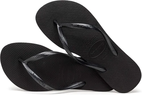Vista 13 de Havaianas - Sandalias Slim para mujer, Negro
