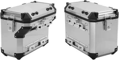 Vista 8 de Fundas laterales de aluminio 42L+36L para BMW F750GS / F850GS 2019-2022, caja de equipaje con soporte de montaje y cerraduras de seguridad