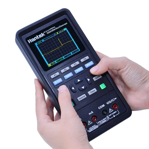 Vista 3 de Hantek 4 en 1 Osciloscopio USB de diagnóstico automotriz 2 canales 80MHz generador de señal kit de multímetro digital de mano+generador de ondas