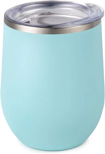 Vista 14 de Vaso de vino Maars Bev sin soporte de con paredes dobles aislantes al vacío de acero inoxidable de 12 onzas, Fucsia