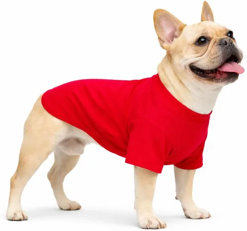 Vista 167 de Lovelonglong 2019 - Ropa para mascotas, Disfraces para Perro, Ropa Camisetas en blanco para Perros Grande Medianos Pequeños 100% Algodón 18