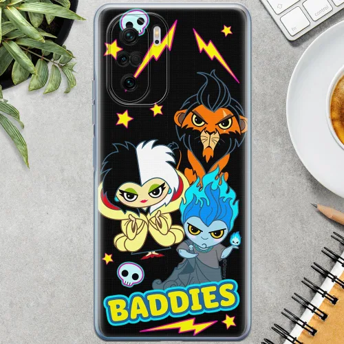 Vista 3 de ERT GROUP Caja del teléfono móvil para Xiaomi MI 11i/REDMI K40/K40 PRO/Poco F3/F3 PRO Original y con licencia oficial Disney Villains 004, funda