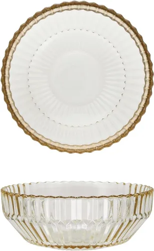 Vista 14 de Fortessa Archie Cuenco de Postre de Vidrio con Base, 10 Onzas, Transparente