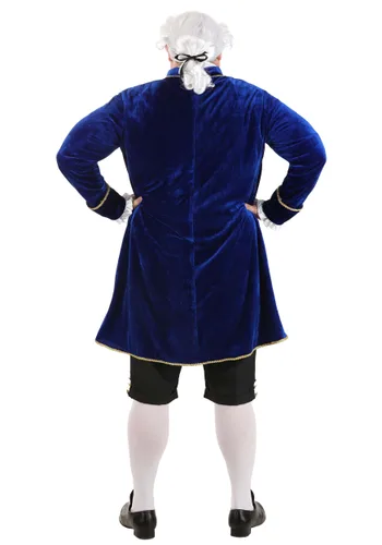 Vista 2 de Disfraz Aristócrata para Hombre Talla Plus Multicolor