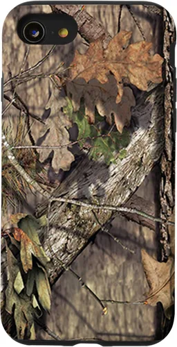 Vista 13 de Funda para iPhone 15 Oak Hunter Hunting Mossy Pattern Tree Theme Design Deer Buck