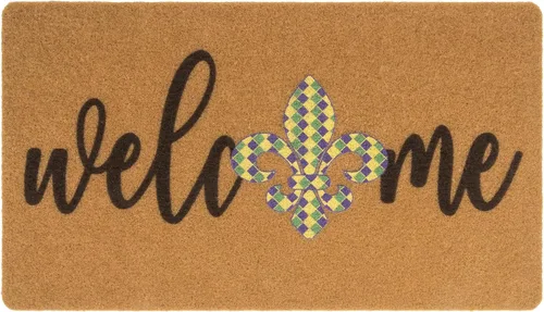 Vista 8 de XuoAz Felpudo decorativo de Pascua para puerta de entrada al aire libre, conejito de Pascua, antideslizante, fibra de coco para la decoración