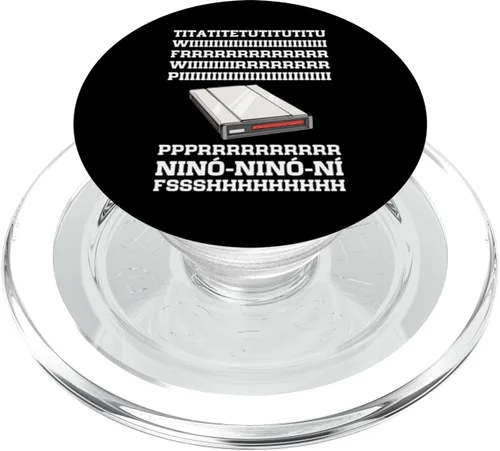 Vista 8 de Nostalgia de los años 90 Retro 90s Dial Up Internet Vintage PopSockets intercambiables PopGrip