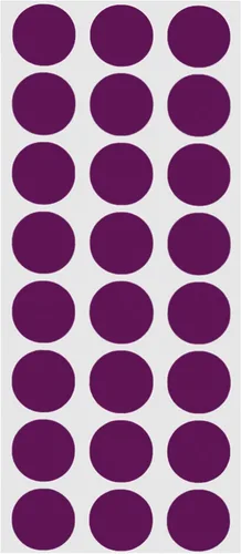 Vista 15 de ChromaLabel Etiquetas adhesivas circulares de 1/2 pulgada, etiquetas redondas de alta visibilidad, puntos adhesivos extraíbles, 1200 calcomanías