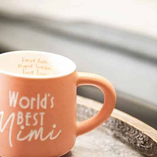Vista 6 de COLLECTIVE HOME - Taza de café, taza de té de cerámica familiar, regalo divertido para el día de la madre/padre, 16 oz, apta para lavavajillas y Mimi