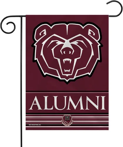 Vista 25 de Rico Industries NCAA Alumni - Bandera de jardín de doble cara de 13 x 18 pulgadas