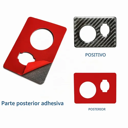 Vista 2 de SUNJIKA Moldura del panel del interruptor de los faros para Jeep Grand Cherokee 2014-2020