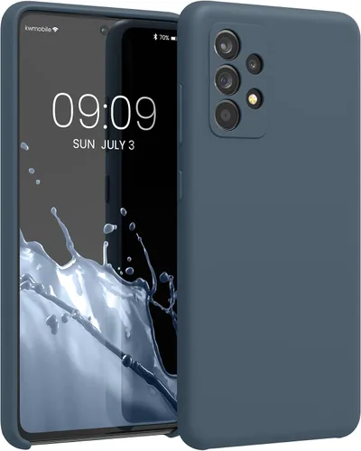 Vista 302 de kwmobile Funda Compatible con Samsung Galaxy A14 5G - Funda de teléfono de TPU y silicona con acabado suave - Verde Lima