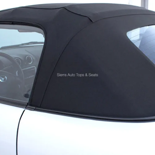 Vista 3 de Sierra Auto Tops Convertible Top Reemplazo para Mazda Miata MX5 1990-2005, Stayfast Canvas, Negro
