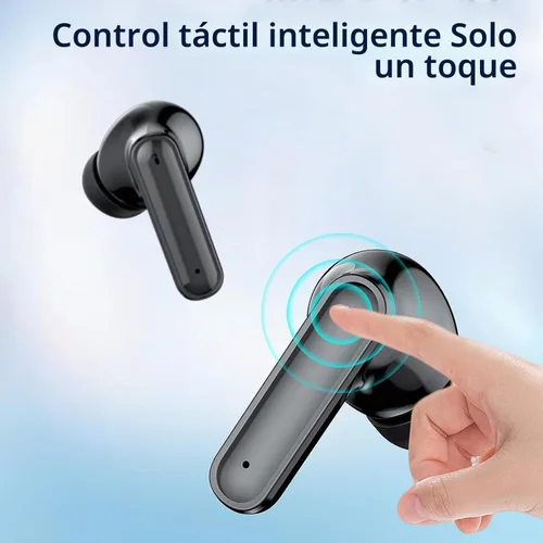Vista 3 de Auriculares inalámbricos, auriculares Bluetooth con tiempo de reproducción de 30 horas, con pantalla LED de potencia, Bluetooth 5.3 impermeable