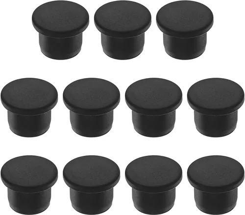 Vista 243 de MECCANIXITY - Tapones de silicona en forma de T (26mm, 1 pulgada de diámetro), color negro