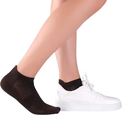Vista 2 de Calcetines tobilleros unisex de rayón fino, transpirables, de corte bajo, atléticos, para correr y correr, para mujeres y hombres, 4-8-12 pares