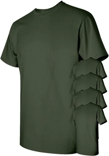 Vista 206 de Gildan Camiseta G500 para hombre Ceniza/baya