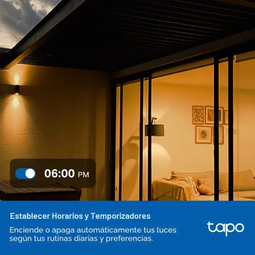 Vista 9 de Tapo Smart Switch, S515, de un solo polo/3 vías/4 vías, compatible con materia Funciona con Alexa, Siri, Google Home, SmartThings, certificado UL