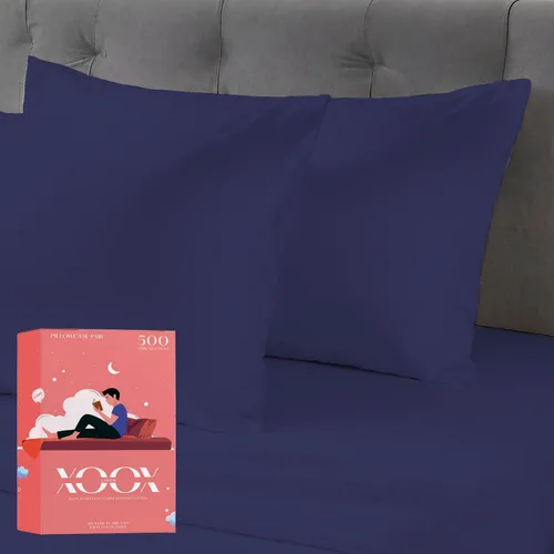 Vista 14 de XOOX Linen Juego de Sábanas de Algodón 100% Twin - Sábanas de Algodón de 500 Thread Count Tamaño Twin, Extra Suaves, Tejido Satén, Sábanas