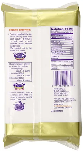 Vista 2 de Fideos de trigo japonés Buck Zaru Soba, 3 libras/47.97 oz