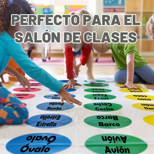 Vista 3 de 1step2dream Spanish Twister Sight Word Learning Game for Kids,Teens Juego de mesa familiar Actividades de aprendizaje preescolar