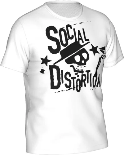 Vista 6 de Camiseta básica de poliéster para hombre, manga corta, cuello redondo, camiseta