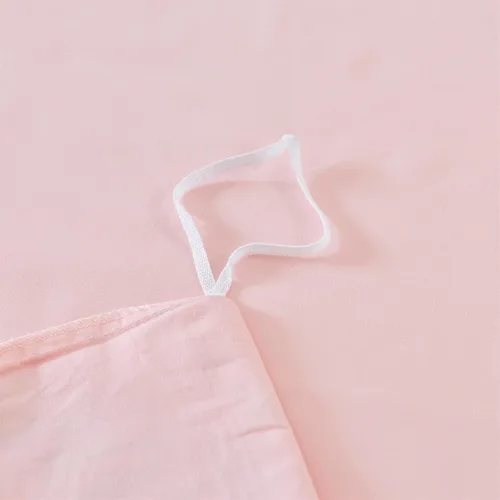 Vista 122 de ABREEZE Juego de funda de edredón tamaño individual con cierre de botón, 100% algodón egipcio, juego de ropa de cama floral de granja, color rosa, 3