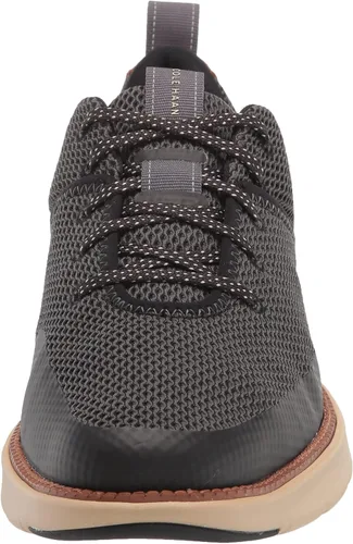 Vista 2 de Cole Haan Tenis Grand Atlantic para hombre, NegroMagenetBritish Tan