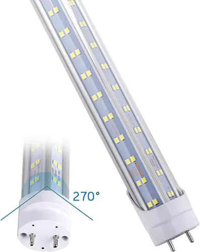 Vista 3 de Paquete de 25 bombillas LED T8 T10 T12 de 4 pies tipo B, 75 W 9500 LM, 6000K-6500K blanco frío, tubo fluorescente LED de 4 pies, súper brillante