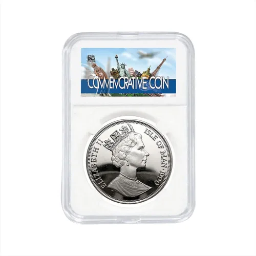 Vista 5 de Paquete de 10 soportes protectores de monedas de 0.709 in para caja de colección de grado NGC PCGS