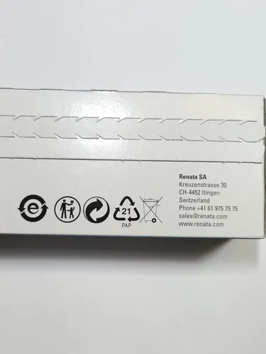Vista 2 de Renata Batteries Batería de reloj de óxido de plata 391 (paquete de 5)