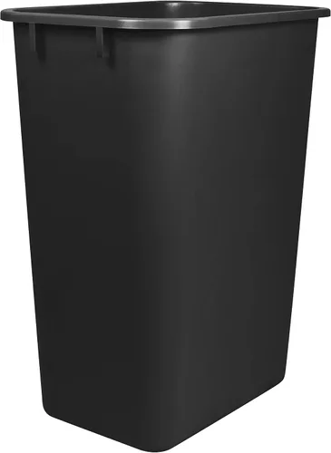 Vista 2 de Storex Cesta de basura grande/alta, 15.5 x 11 x 20.75 pulgadas, negro, caja de 4 (00700C04C)