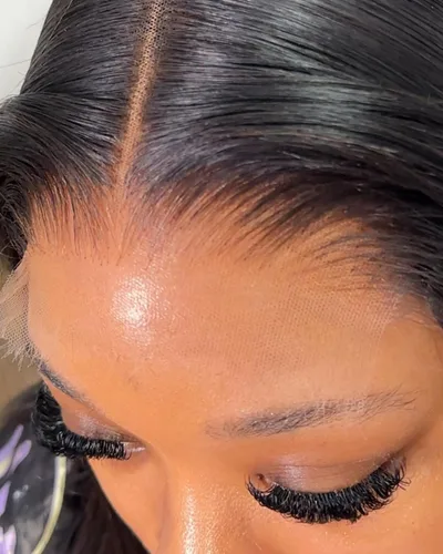 Vista 30 de BEEOS - Peluca frontal encaje HD 13x6 ondas corporales densidad 180% cabello humano nudos decolorados 18 pulgadas