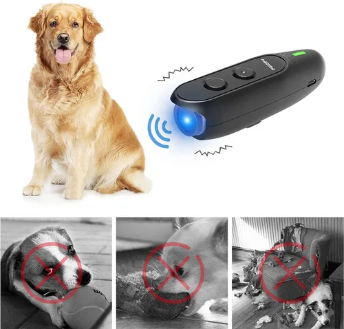 Vista 8 de Dispositivo antiladrido para perro-frecuencia variable ultrasónico disuasorio de ladrido de perro
