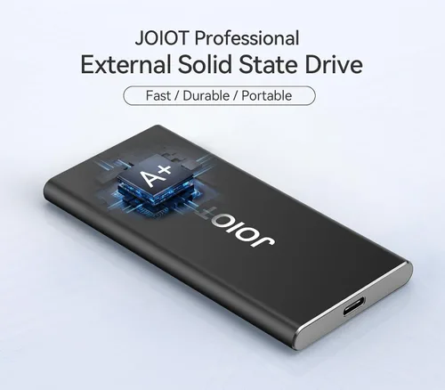 Vista 6 de JOIOT SSD portátil de 1 TB de hasta 2000 MB/s USB-C USB 3.2 Gen 2x2 SSD externo con funda protectora a prueba de golpes tipo C unidad externa