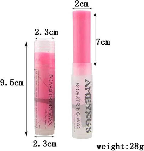 Vista 2 de SHARROW 2 piezas de cuerda de cera para arco de arco de arco protector lubricante para ballesta recurva arco compuesto