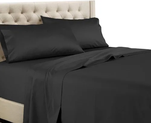 Vista 10 de Royal Tradition Juego de 2 fundas de almohada estándar de 600 hilos, 100% algodón, color beige
