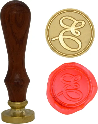 Vista 3 de Wax Seal Stamp Letter A-Z, Alphabet Initial Sealing Stamp for Christmas & Thanksgiving Cards, Wedding Invitation W-S-2 (Letter A)