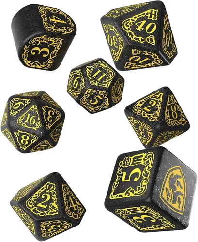 Vista 2 de Harry Potter Hufflepuff - Dados modernos color negro