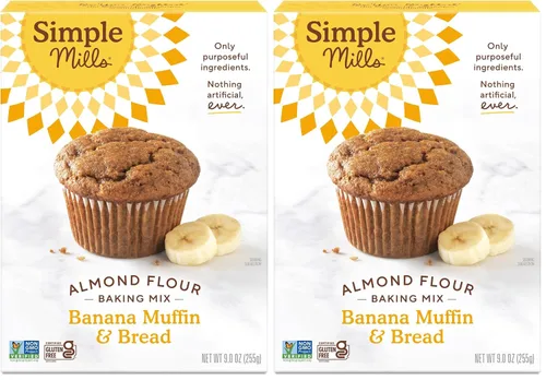 Vista 5 de Simple Mills Mezcla de Harina para Magdalenas y Pan de Manzana con Canela, 9 onzas
